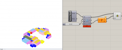 A GPU-accelerated grasshopper plug-in for generating voxels and LEGO bricks