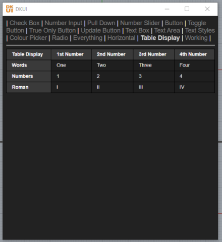 An ETO.WebView based, cross platform Graphical User Interface (GUI) builder for Grasshopper.
Icons by https://icons8.com An ETO.WebView based, cross platform Graphical User Interface (GUI) builder for Grasshopper.
Icons by https://icons8.com