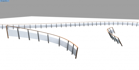 A railing that can be beveled! A railing that can be beveled!