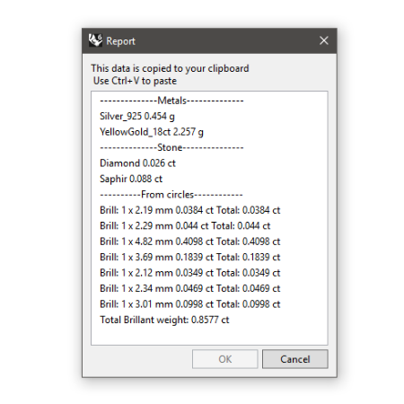 A set of tools for creating jewellery within Rhino 67 & 8
A set of tools for creating jewellery within Rhino 67 & 8
