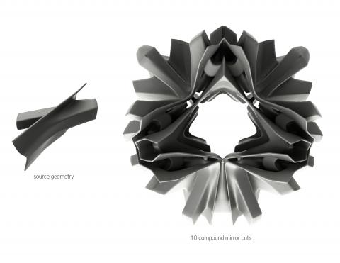 Trims a mesh at a plane then mirrors it over the plane and stitches the original + mirrored meshes together into one new clean symmetrical mesh.
Trims a mesh at a plane then mirrors it over the plane and stitches the original + mirrored meshes together into one new clean symmetrical mesh.