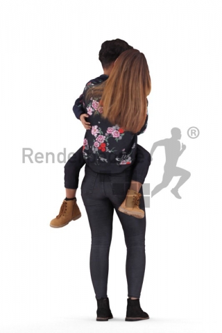 Convince yourself of the high quality and quick
and easy workflow of Renderpeople products.
Download our free 3D model of Fabienne & Percy Convince yourself of the high quality and quick
and easy workflow of Renderpeople products.
Download our free 3D model of Fabienne & Percy