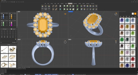From the RhinoGold creator. RhinoArtisan is a powerful jewelry design plugin for Rhino, created to optimize the workflow of designers, retailers, and vendors.
From the RhinoGold creator. RhinoArtisan is a powerful jewelry design plugin for Rhino, created to optimize the workflow of designers, retailers, and vendors.