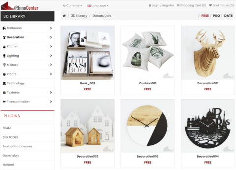 Being widely used in many industries for design, visualization, engineering and and production purposes, Rhino deserves the most diverse 3D Model(s). Being widely used in many industries for design, visualization, engineering and and production purposes, Rhino deserves the most diverse 3D Model(s).