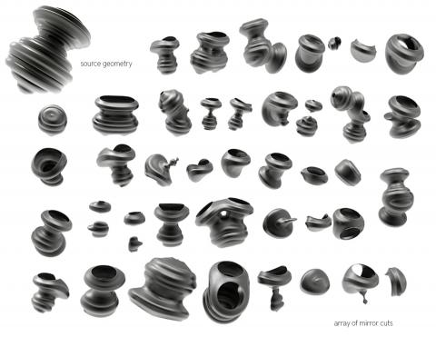 Trims a mesh at a plane then mirrors it over the plane and stitches the original + mirrored meshes together into one new clean symmetrical mesh.
Trims a mesh at a plane then mirrors it over the plane and stitches the original + mirrored meshes together into one new clean symmetrical mesh.