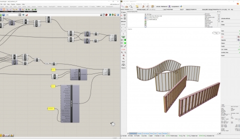 RhinoInsideCadwork is a tool that allows you to embed Rhino 7 in cadwork 3D. Take advantage of the surface modeller in your cadwork 3D environment.
RhinoInsideCadwork is a tool that allows you to embed Rhino 7 in cadwork 3D. Take advantage of the surface modeller in your cadwork 3D environment.