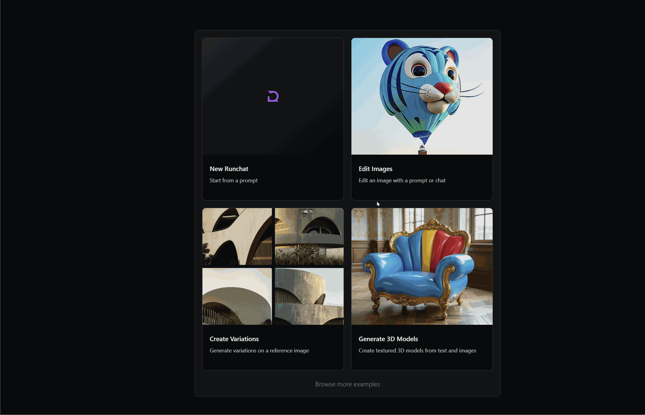 Generate 3D models from text prompts, dynamically load textured GLB files and images from urls, write and debug code and connect to services on the internet. Generate 3D models from text prompts, dynamically load textured GLB files and images from urls, write and debug code and connect to services on the internet.