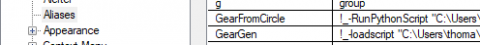 Gear generator script that works from the Rhino command line Gear generator script that works from the Rhino command line