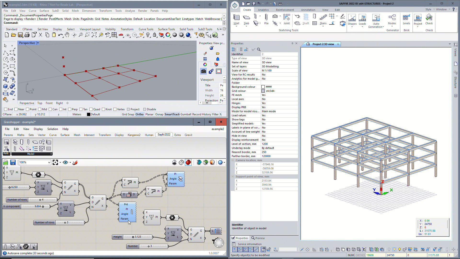 The Grasshopper-LIRA-FEM Live Link allows you to convert a Rhino model into design model for Finite Element Analysis in LIRA-FEM. The Grasshopper-LIRA-FEM Live Link allows you to convert a Rhino model into design model for Finite Element Analysis in LIRA-FEM.