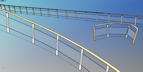 A railing that can be beveled! A railing that can be beveled!