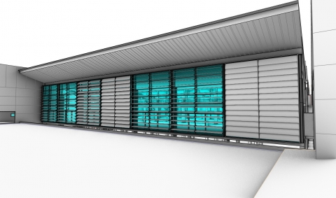 Parametric Louvre system Parametric Louvre system