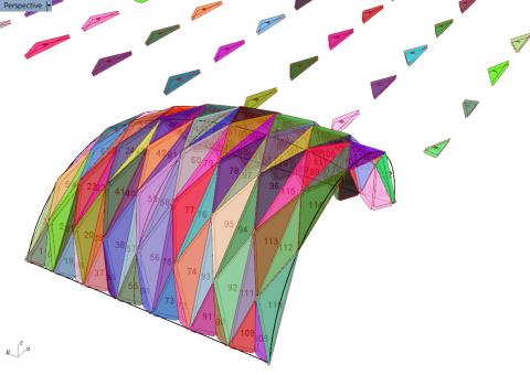 Tools for the design of freeform Timber Plate Structures (TPS)
