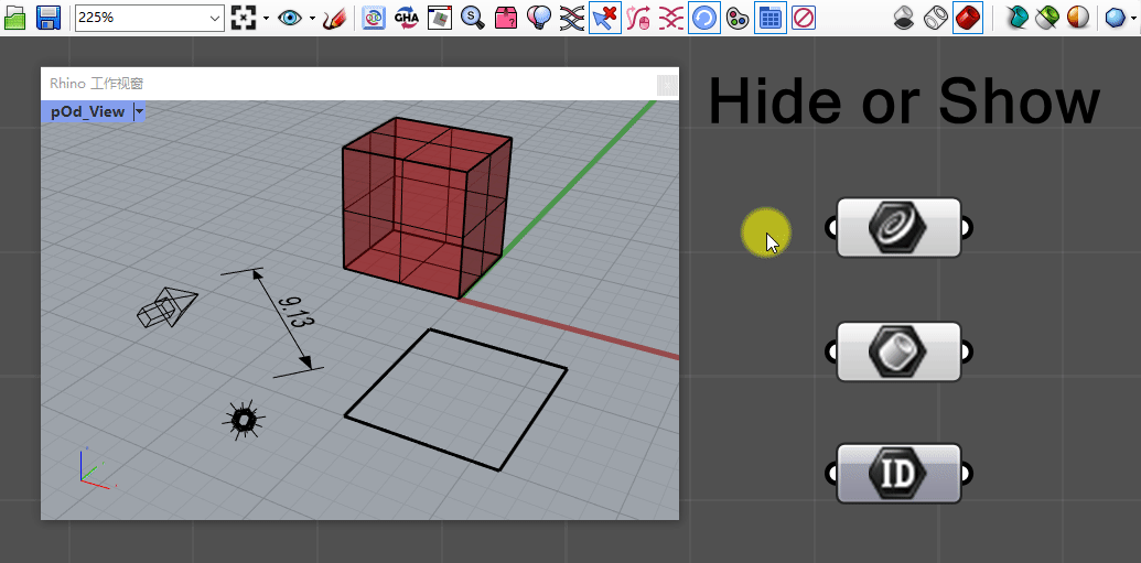 Enhanced button tools:Topmost rhinoview,Chop wires by box selection,AutoBackup gh files,Sort ribbon tabs,Plugin management ;增强按钮工具:框选删除,隐藏连线,单击连线,置顶窗口,自动保存,标签排序,插件管理等
