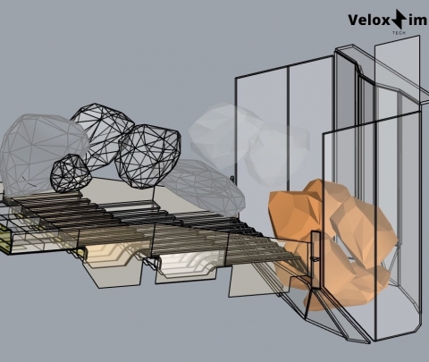 VeloxSim Rigids allows you to do real-time simulations of rigid bodies in Rhino easily without scripts. Just select a closed mesh and create a rigid body automatically.