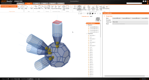 IDEA StatiCa for Grasshopper provides tools to create and modify IDEA Open Model and interact with IDEA StatiCa Structural Design Applications.