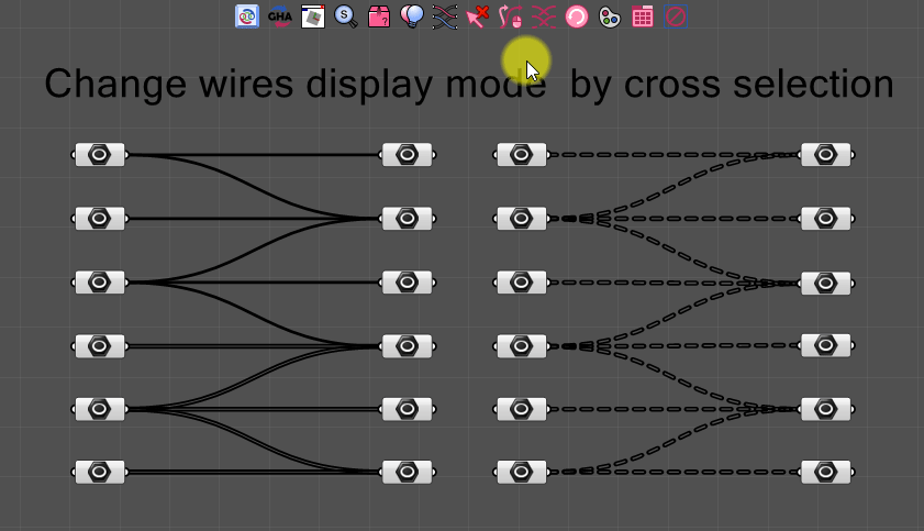 Enhanced button tools:Topmost rhinoview,Chop wires by box selection,AutoBackup gh files,Sort ribbon tabs,Plugin management ;增强按钮工具:框选删除,隐藏连线,单击连线,置顶窗口,自动保存,标签排序,插件管理等
