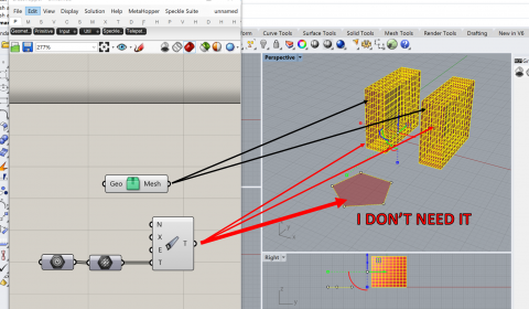 Cluster to let you filter mesh entities only