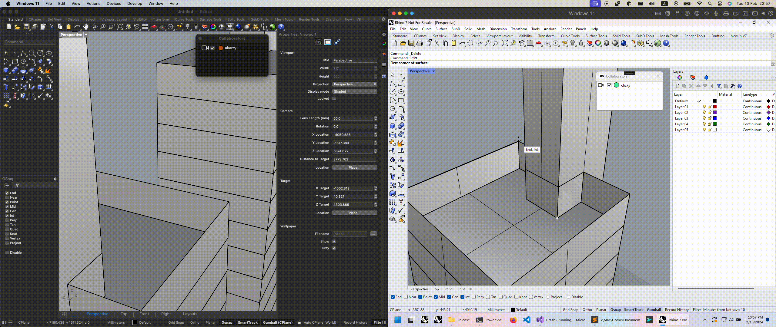 Crash exists to make Multi-user across Rhino platforms easy and accessible to developers and users.
