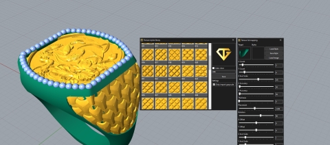 DesignGold 3D Jewelry Design Software harnesses the power of Rhinoceros
