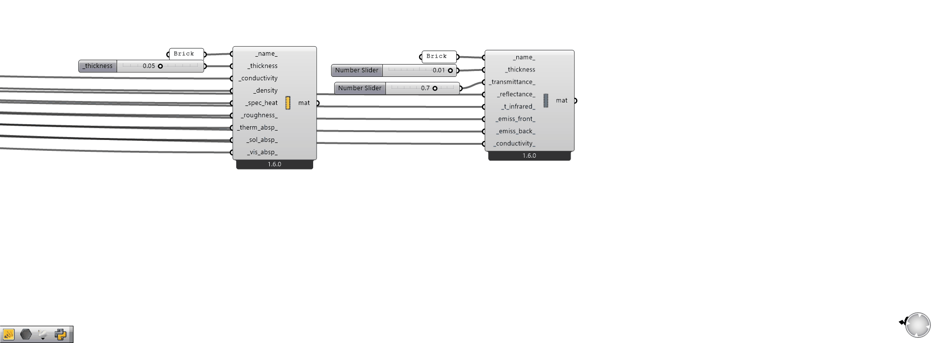 OCD (organized computational development) Tools is a set of tools for Grasshopper to help users easily and quickly organize their Grasshopper scripts.
