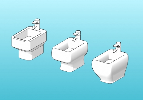 Parametric bidet for VisualARQ