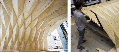 Tools for the design of freeform Timber Plate Structures (TPS)
