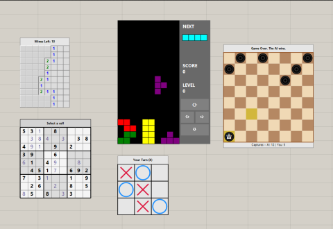 Some games for grasshopper