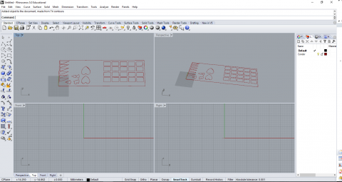 [Work In Progress] Condor is a plug-in that can scan the contours of scrap materials from CNC cutters, and export them into Rhino as contours.
