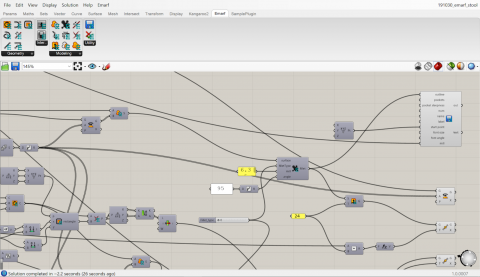 Emarf plugin contains set of components you can use to 3D model which can be uploaded and interactively controlled on a web app called Emarf.
