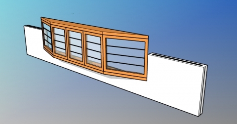 Parametric bay window style for VisualARQ