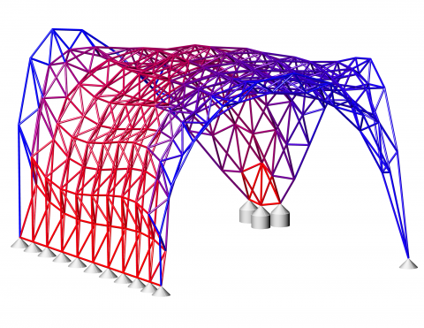 This component predicts an optimal assembly sequence of 3D trusses.
The prediction is implemented by a novel machine learning model trained through reinforcement learning.