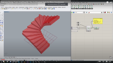 ArqiShap3D is a set of modelling and drafting tools for architecture workflows and is developed for Grasshopper.