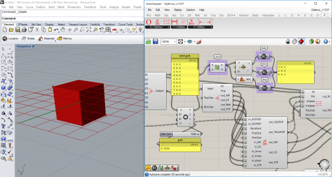 Metaheuristic Optimization Plug-in for Grasshopper
