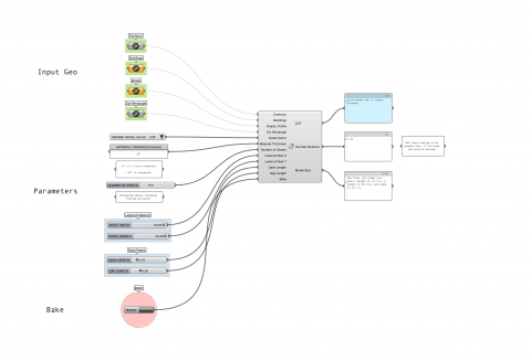 This tool takes 1:1 contour lines from a software like CADmapper and creates curves for a laser cut physical site model.