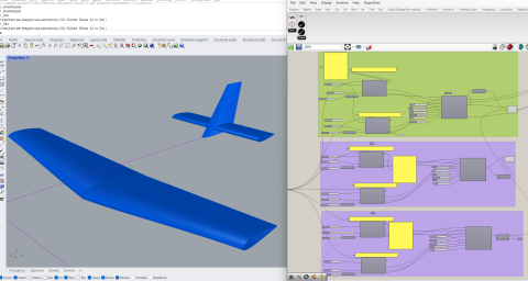AirCoDe: Aircraft Conceptual Design is an aeronautical plugin for modeling airfoils, wings, propellers, airplanes, and more. This is a free version— enjoy!