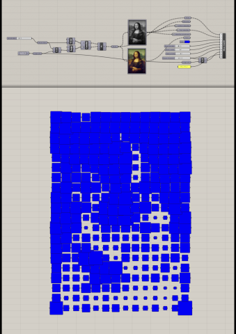 Mona LisaGH enables sampled images to be drawn straight on the Grasshopper canvas with Panel components.