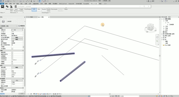 The funBIM node package, which is a self-contained python node package for Rhino.Inside.Revit, is still in the accumulation stage