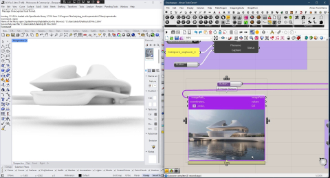 AI-powered image generation and Comfyui workflow management directly inside Grasshopper, enabling real-time previews, upscaling, and seamless AI-driven design visualization.