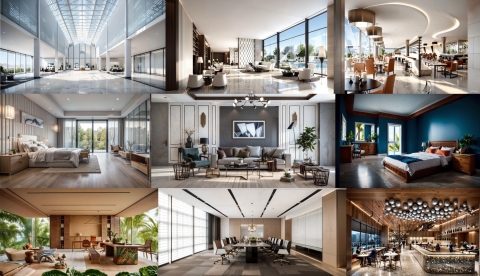 an Artistic Inspiration Renderer based on AI Refinement technology brings you endless design inspiration in Rhinoceros