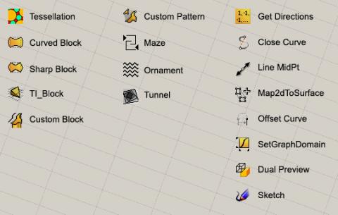 &nbsp; This is the first release of Starfish&nbsp;plug-in that allows&nbsp;parametric generation of various patterns.&nbsp;It focuses on 2d tessell
