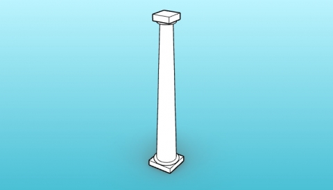 Parametric smooth doric column style for VisualARQ