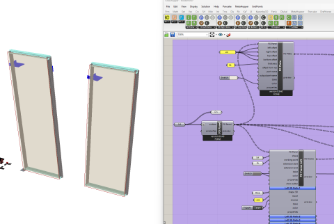 is a GH plugin for facade digital fabrication modeling.