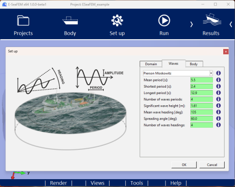 It allows the use of geometries from Rhino to perform seakeeping simulations using the E-SeaFEM. It facilitates the execution of these simulations to non-specialized users.