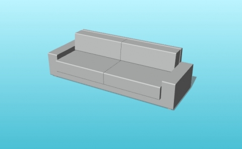 Parametric Kivik Sofa from IKEA for VisualARQ