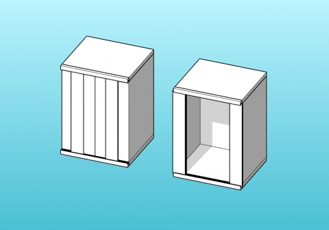 Parametric single door lift for VisualARQ
