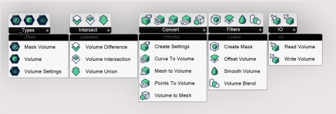 Dendro is a volumetric modeling plug-in for Grasshopper built on top of the OpenVDB library.
