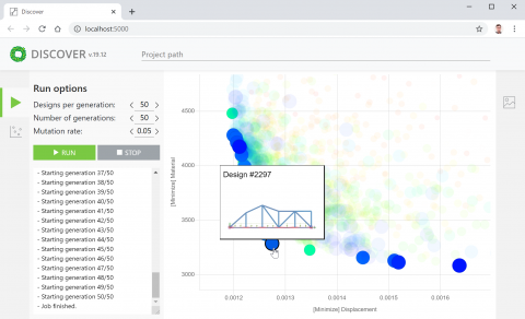 Discover is a set of components for connecting Grasshopper models to the Discover optimization platform.
