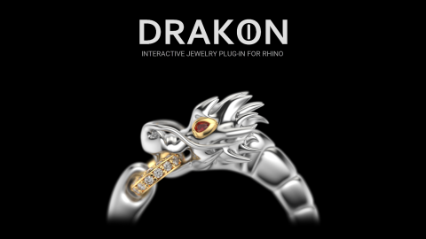Interactive Jewelry Plug-in for Rhino & Grasshopper. 
Unleash the Fire with Drakon! 