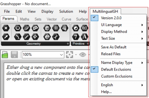 Annotates components with desired language