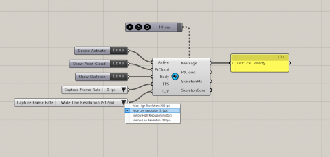 Azure Kinect GH is a Rhino Grasshopper Plug-in that can read body tracking and point cloud data from Microsoft Azure Kinect DK. 